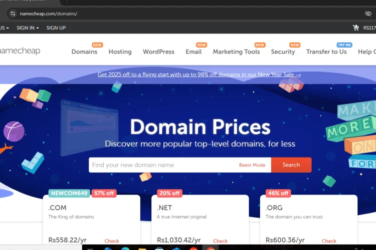 How to Buy a Domain from Namecheap in 2025