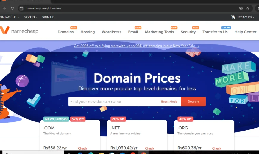 How to Buy a Domain from Namecheap in 2025